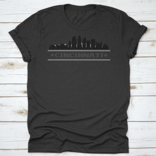 Cincinnati Skyline Silhouette Architecture Landmark City Vector